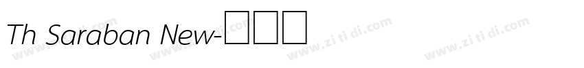 Th Saraban New字体转换